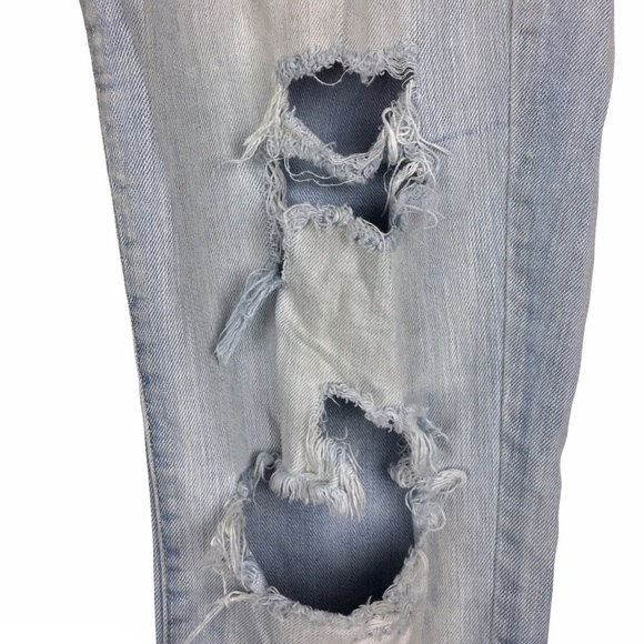 AMERICAN EAGLE Jeans Skinny Slim Distressed Light Wash Stretch Denim 12 Regular - Picture 7 of 16